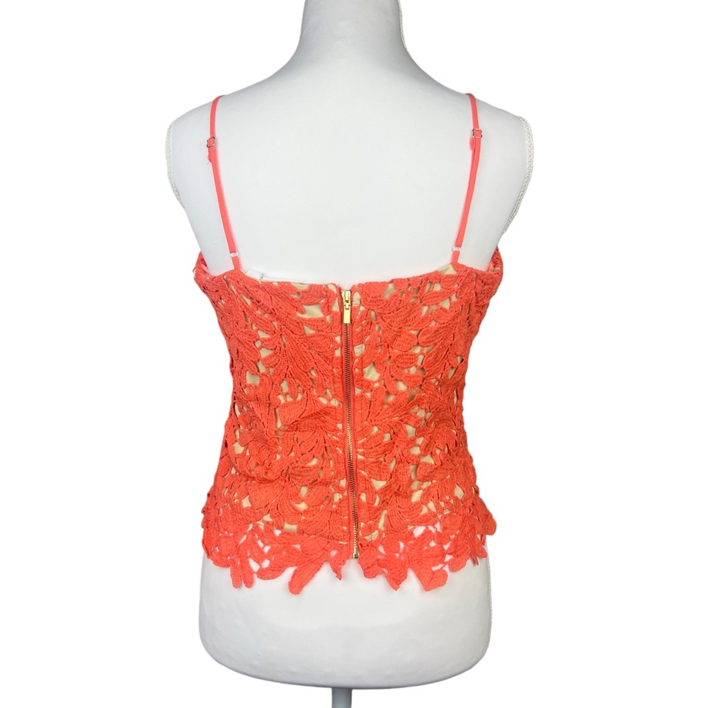 Buckle Willow & Root Size Medium Coral Crochet Lace Cami Top Boho Festival - Picture 2 of 4